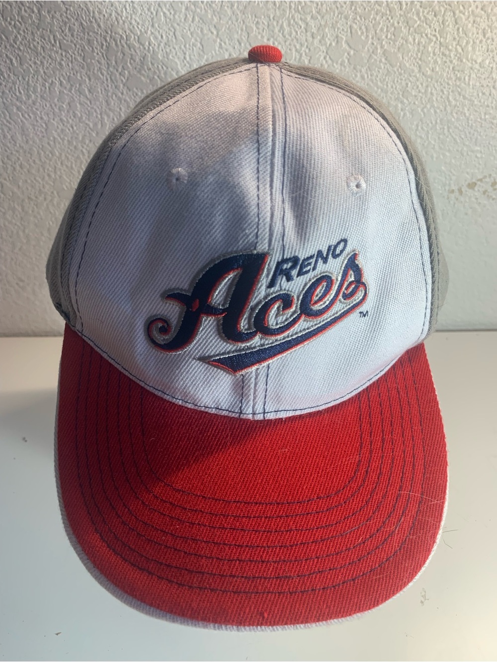 Kids Red and White Baseball Hat